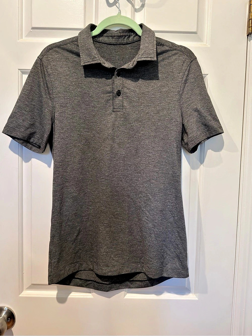 lululemon Metal Vent Tech Polo Men's Gray Polo
